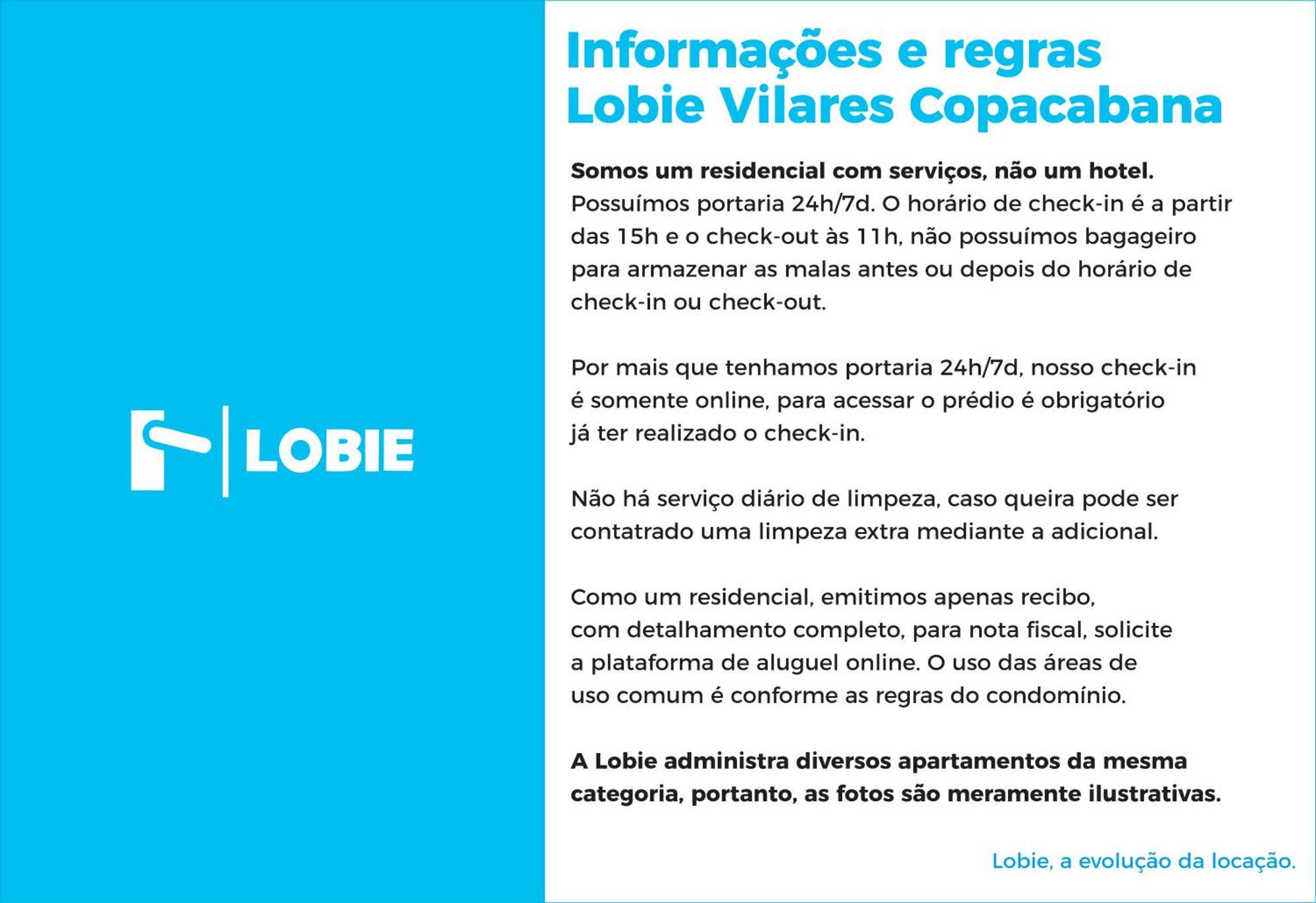 Lobie Vilares Copacabana Appartement Rio de Janeiro